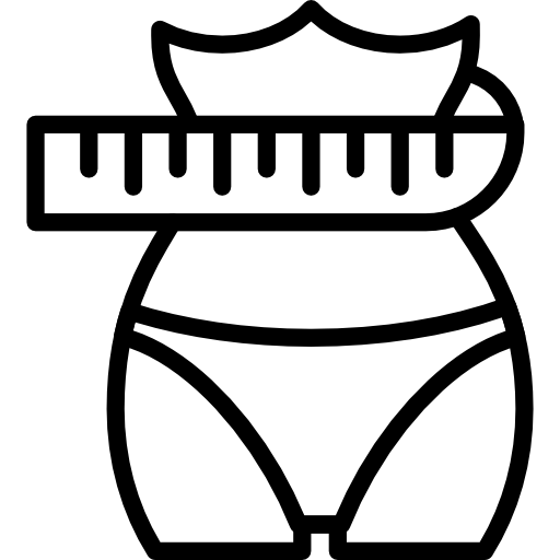 Ícone de emagrecimento